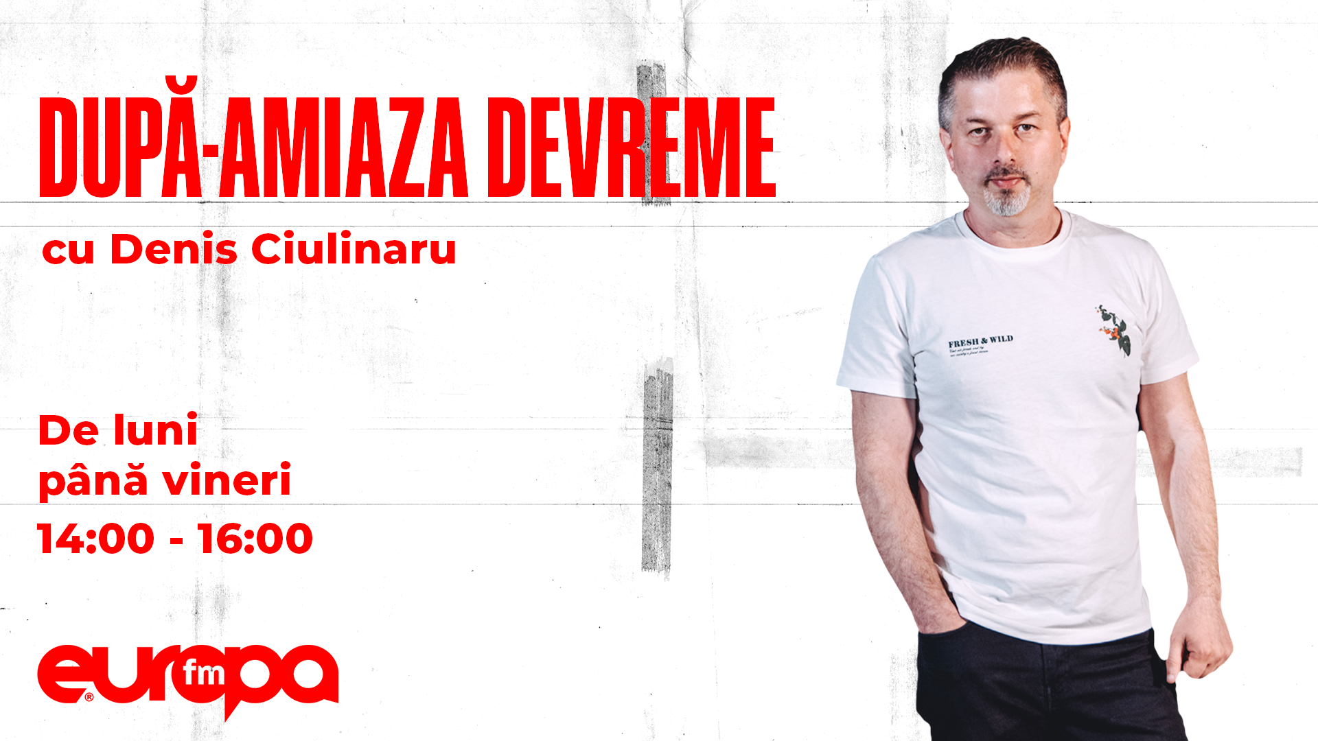Denis Ciulinaru își reia călătoria în lumea radio-ului, alături de Europa FM : Europa FM