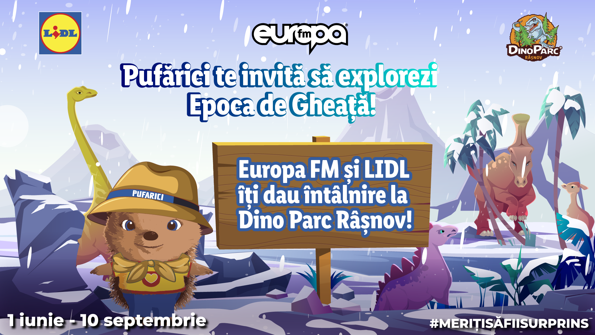 Europa FM și LIDL îți dau întâlnire la Dino Parc Râșnov : Europa FM
