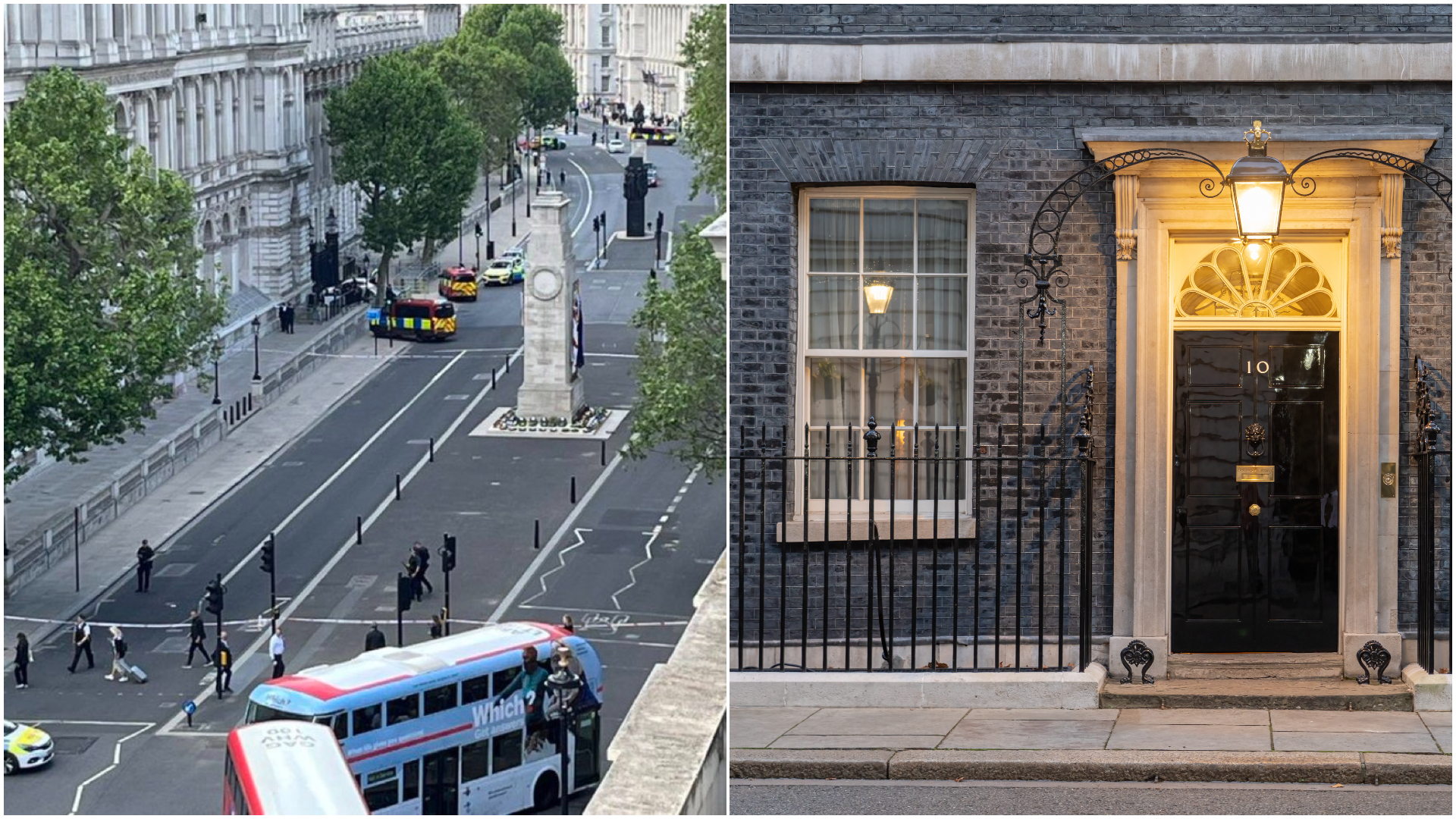 O persoană a fost arestată după ce o mașină a lovit porțile de pe Downing Street : Europa FM