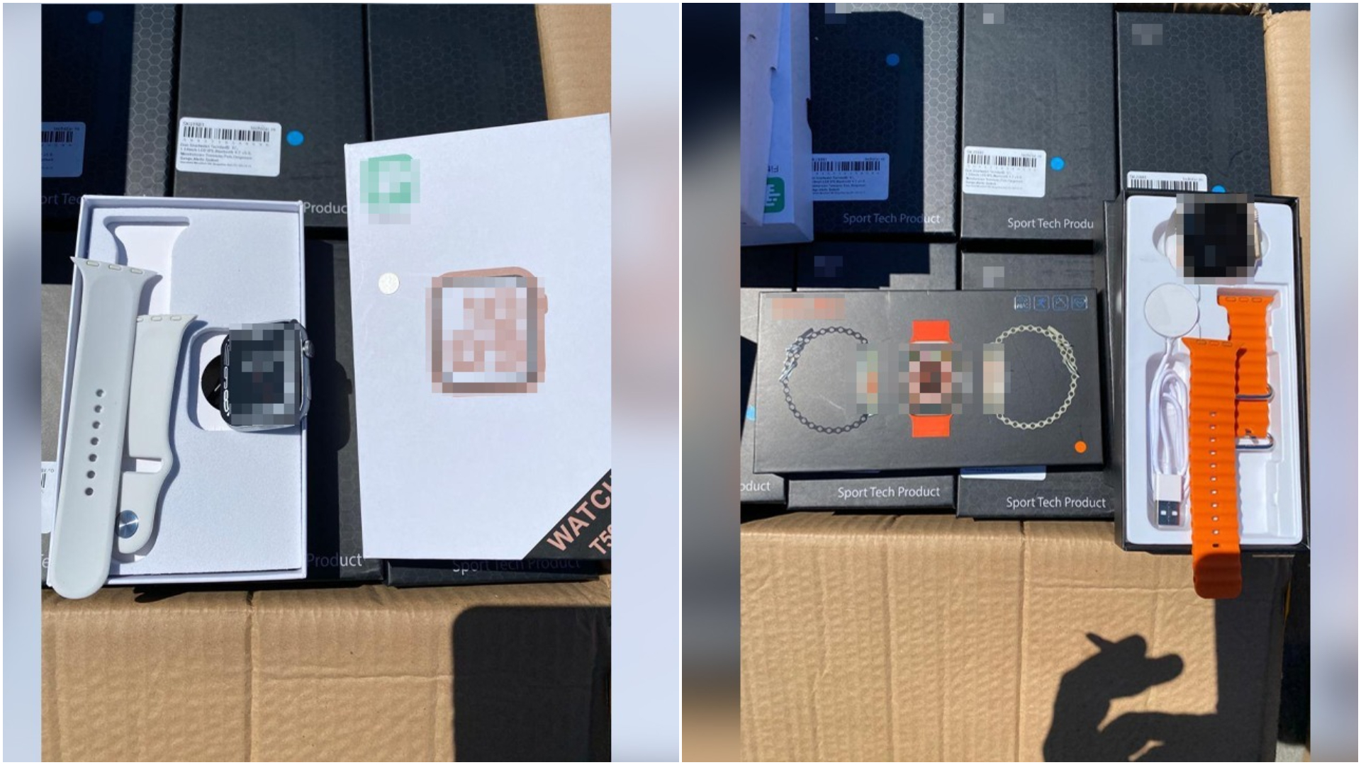 Portul Constanța: Contrabandă cu smartwatch-uri contrafăcute în valoare de 300.000 de euro