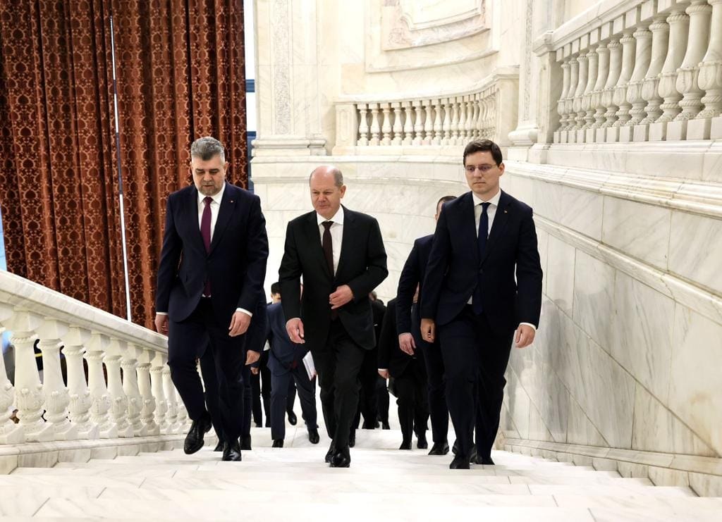 Scholz, în conferința alături de Ciolacu: Germania sprijină aderarea României la Schengen