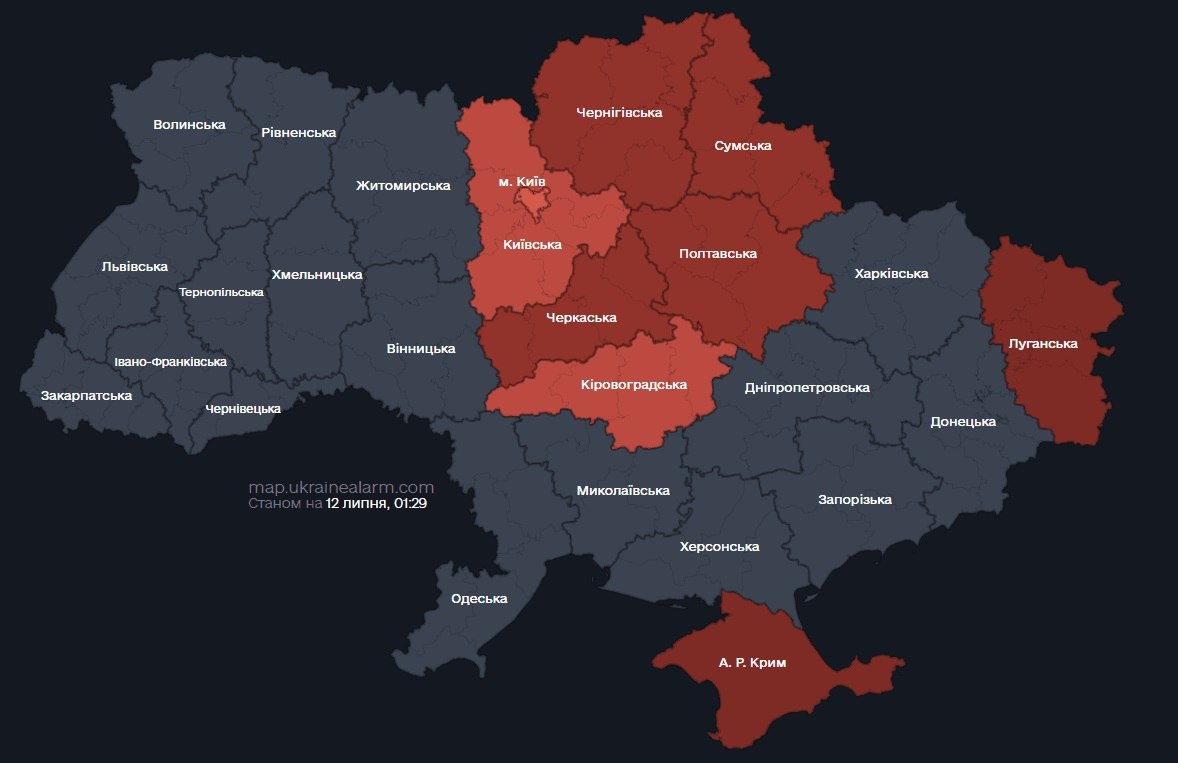LIVE TEXT | Război în Ucraina. Alarma de atac aerian a fost activată în mai multe regiuni din Ucraina.
