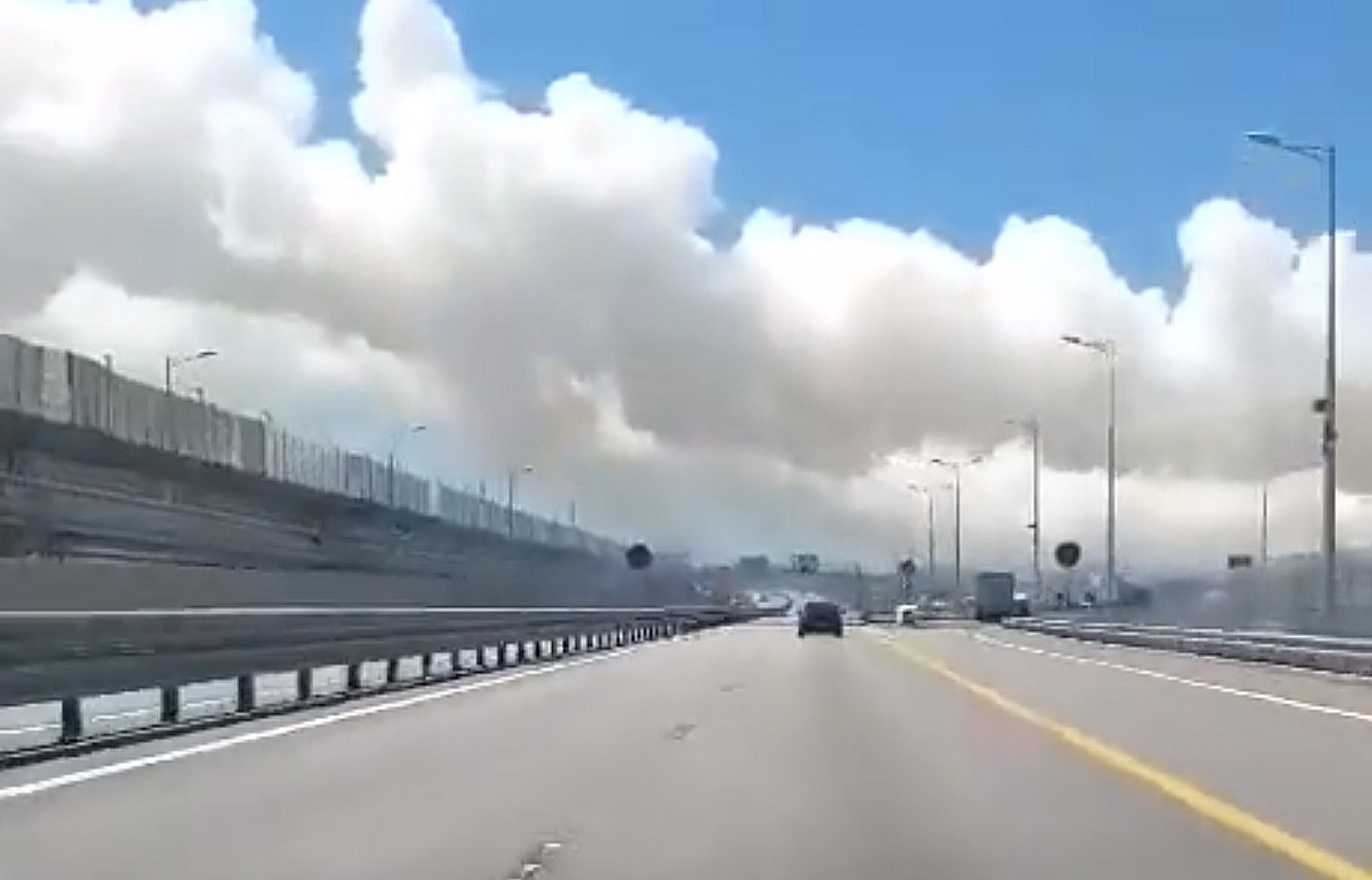 Trafic rutier blocat pe Podul Crimeei