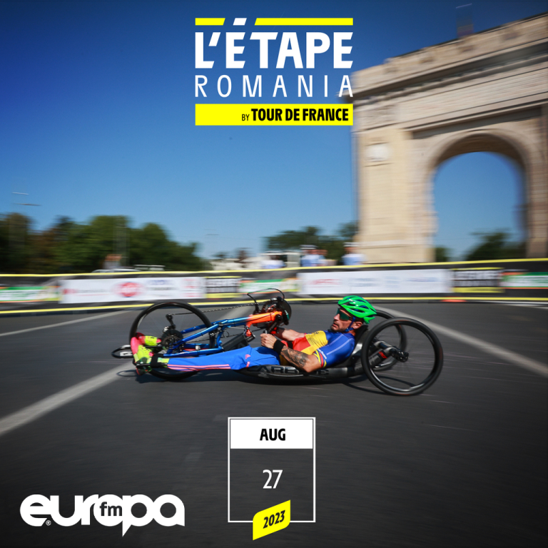 Cicliștii cu dizabilități pot participa gratuit la L’Étape Romania by Tour de France prin campania „Bucuria ciclismului, ÎMPREUNĂ!” : Europa FM