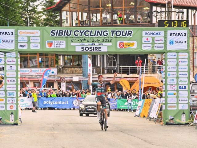 Turului ciclist al Sibiului: Maximilian Schachmann a câștigat a treia etapă. Cine este noul lider al competiției