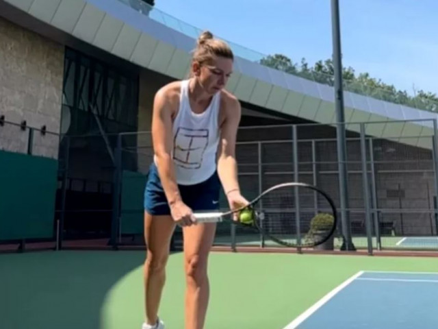 Simona Halep a revenit pe teren și a transmis un mesaj clar