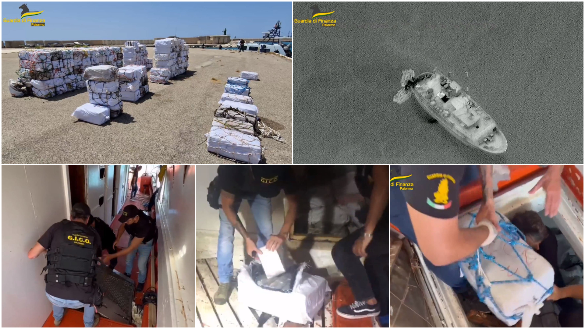 Italia: Amplă captură de cocaină în valoare de peste 800 de milioane de euro