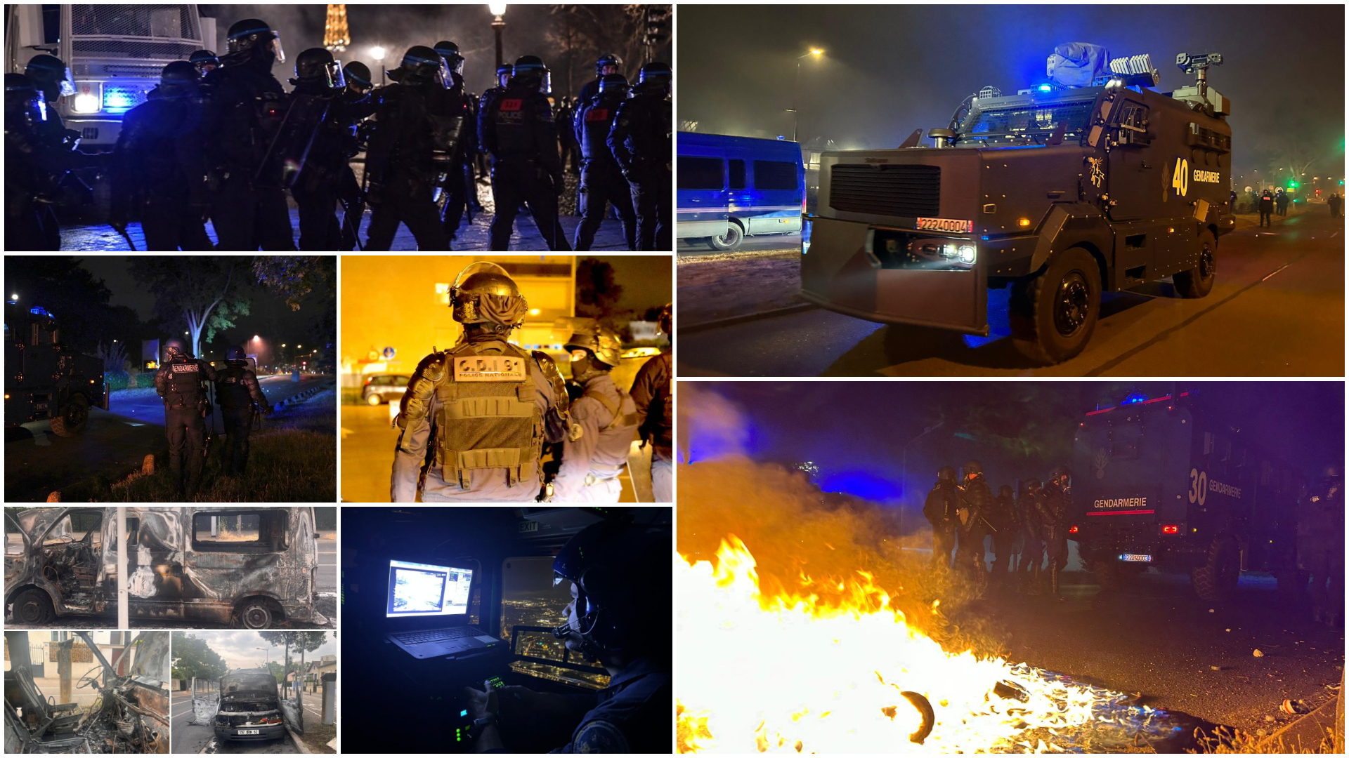 Proteste violente în Franța. Macron se întâlnește luni și marți cu oficialii francezi și cu primarii a peste 200 de localități. „Guvernul va continua să facă tot ce se poate pentru a stabili ordinea” : Europa FM