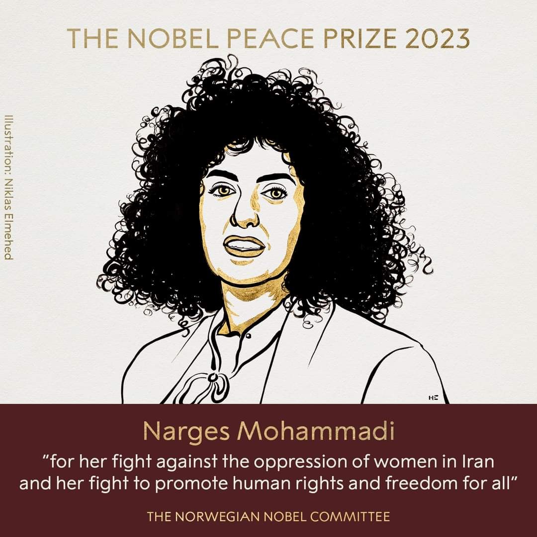 Narges Mohammadi, activista iraniană laureată a premiului Nobel pentru Pace