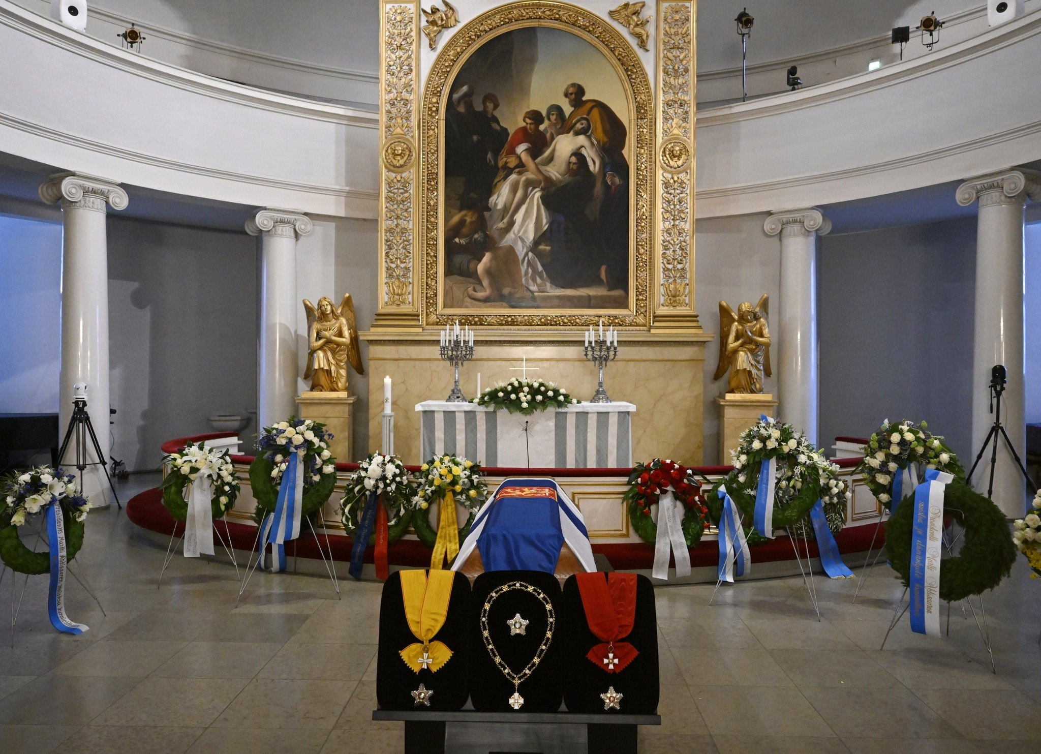 Funeralii de stat pentru Martti Ahtisaari, fost preşedinte al Finlandei şi laureat al Premiului Nobel