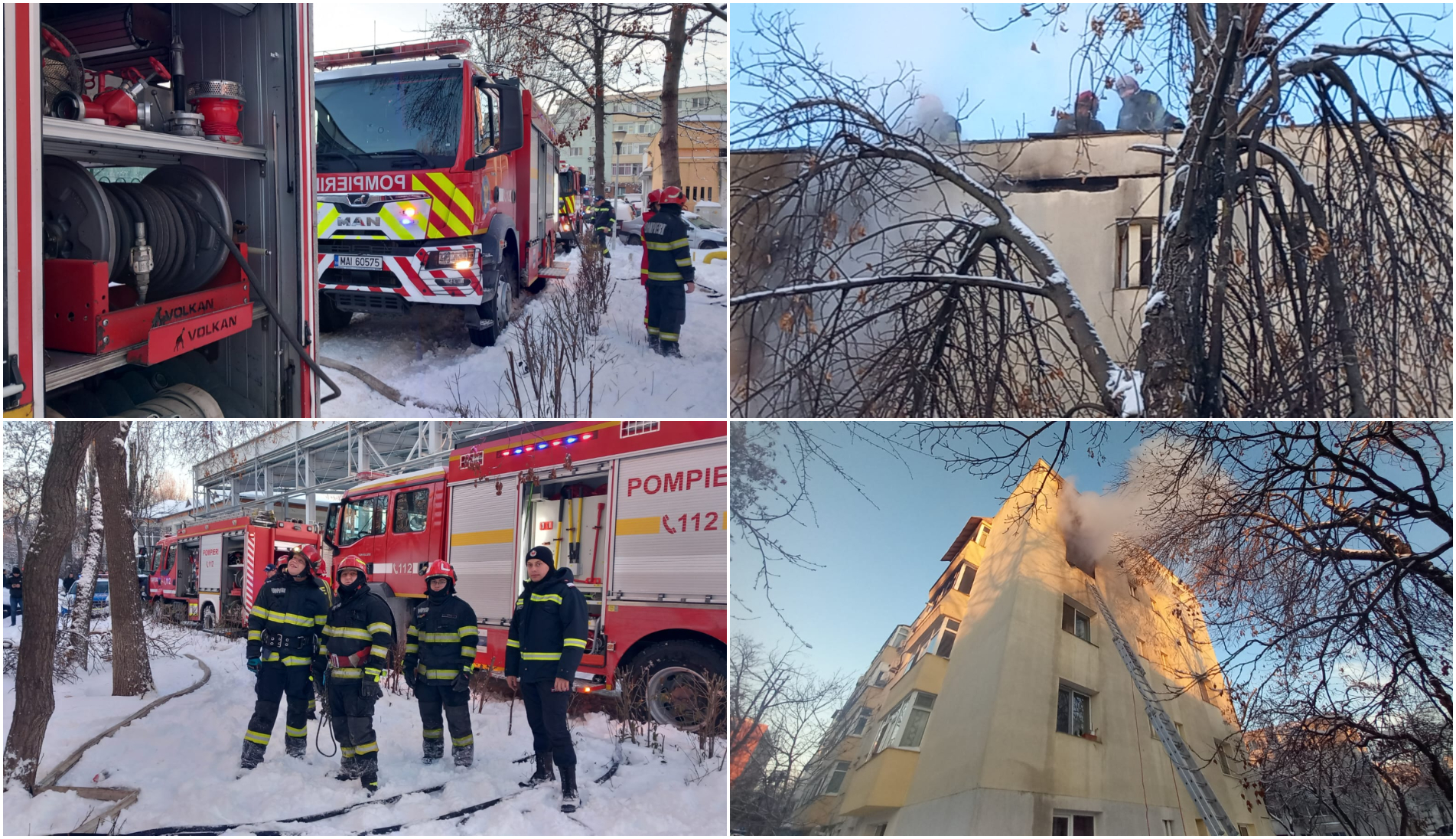 Iași: Bebeluș de 4 luni, în stare gravă la spital după ce mama lui a sărit cu el în brațe de la etajul 3 pentru a scăpa dintr-un incendiu
