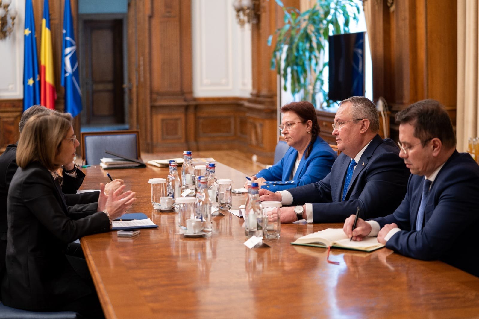 Ciucă, întâlnire cu ambasadoarea Greciei la Bucureşti. Discuții despre cooperarea economică și interconectarea regională