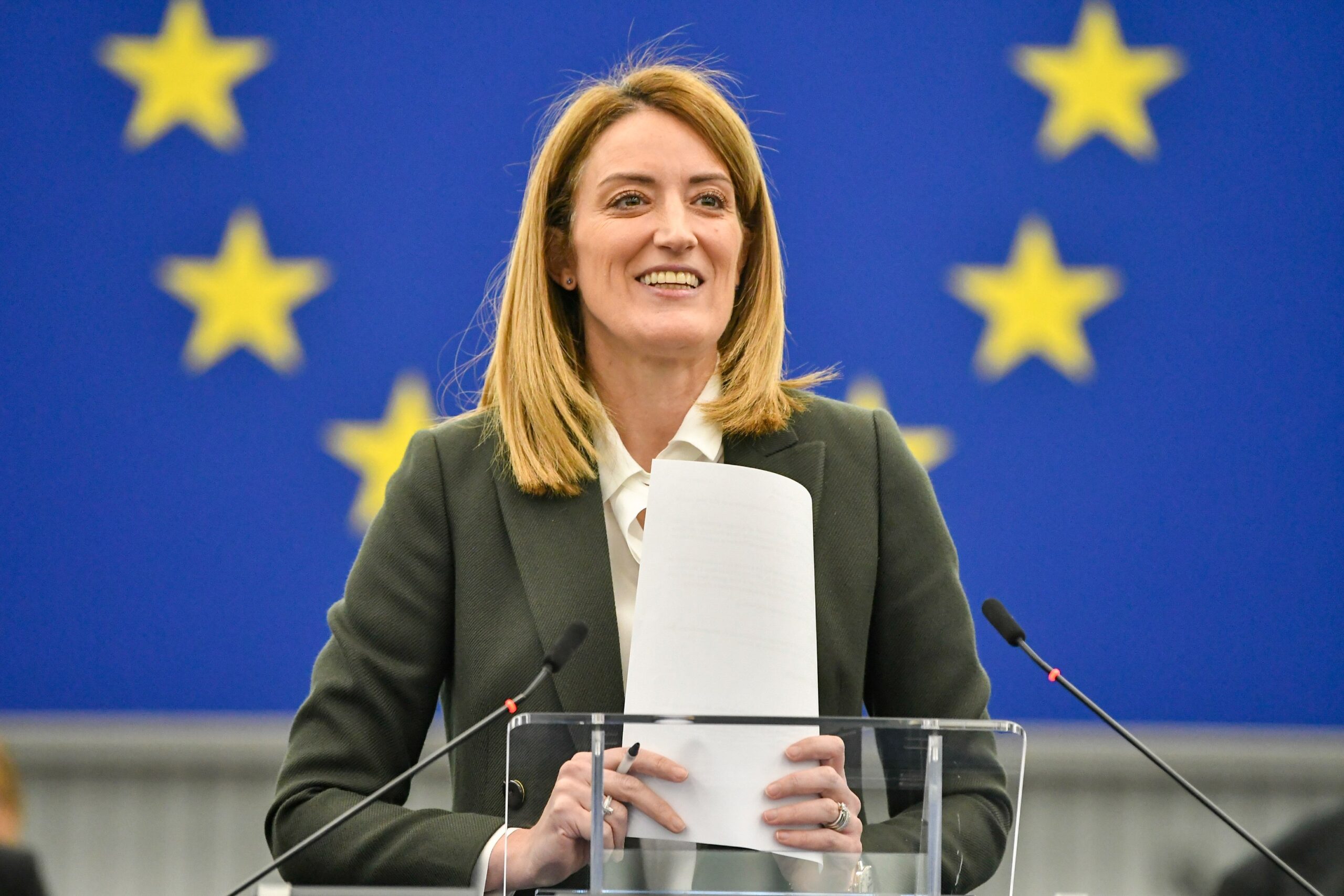 Roberta Metsola, președinta Parlamentului European: Nu priviți Europa ca pe un dat EDITORIAL EXCLUSIV