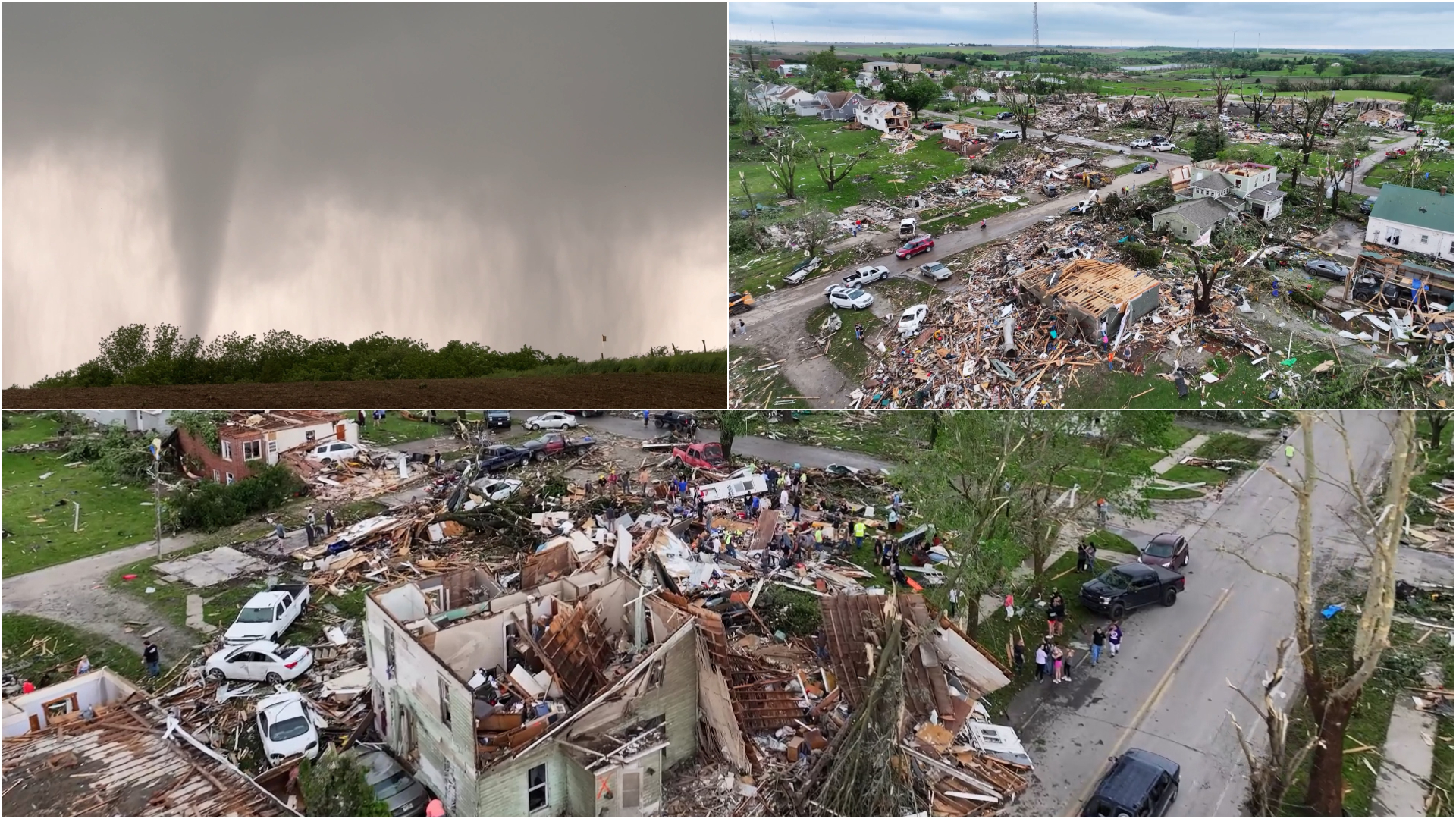 SUA: Mai mulți oameni au murit în urma unei tornade puternice în statul Iowa. Zeci de case, distruse din temelii