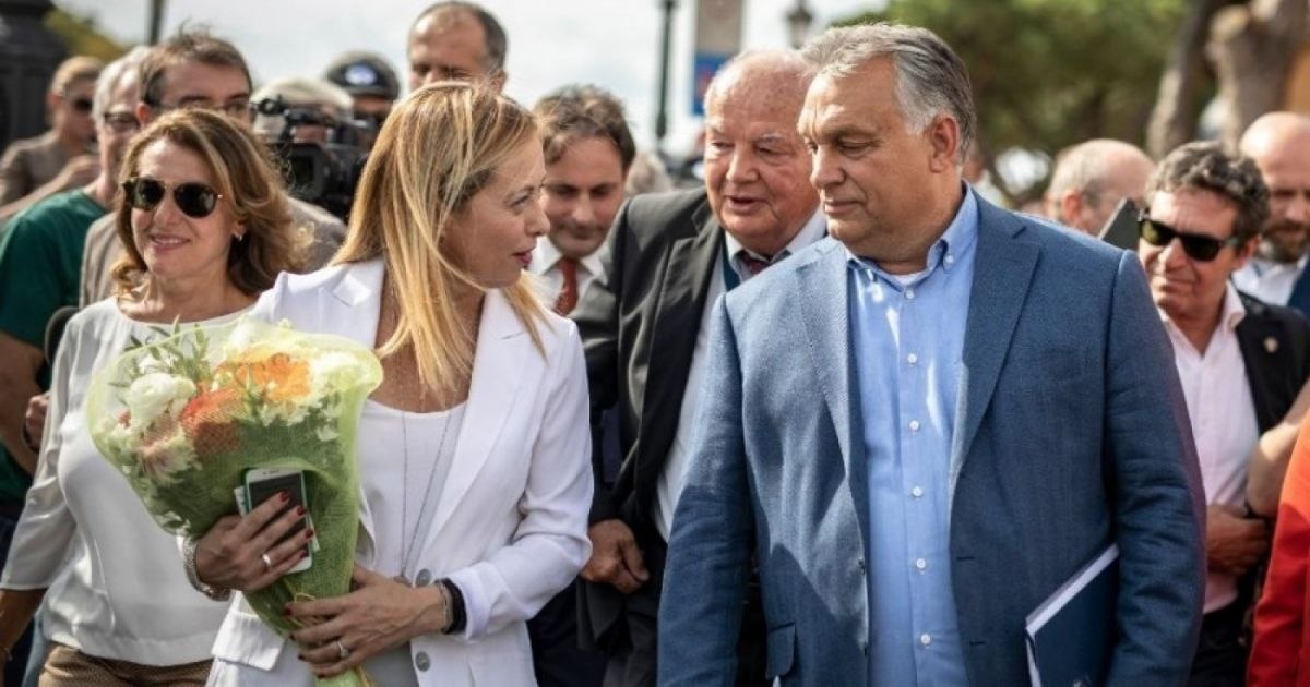 Giorgia Meloni și Viktor Orban nu se pot alia în Parlamentul European din cauza lui George Simion. Românul, suspectat că face jocul rușilor