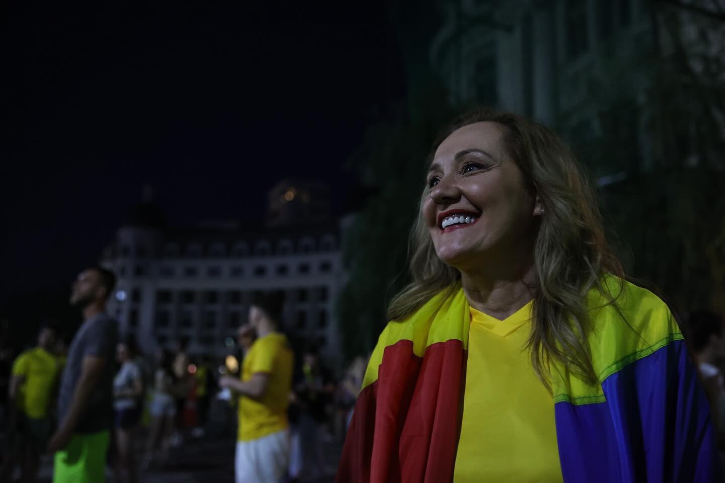 Lasconi, lovitură de imagine după calificarea naționalei. A mers în Piața Universității
