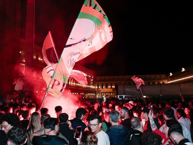 Galerie Foto | ”Carnaval” la Veneția, după promovarea în Serie A