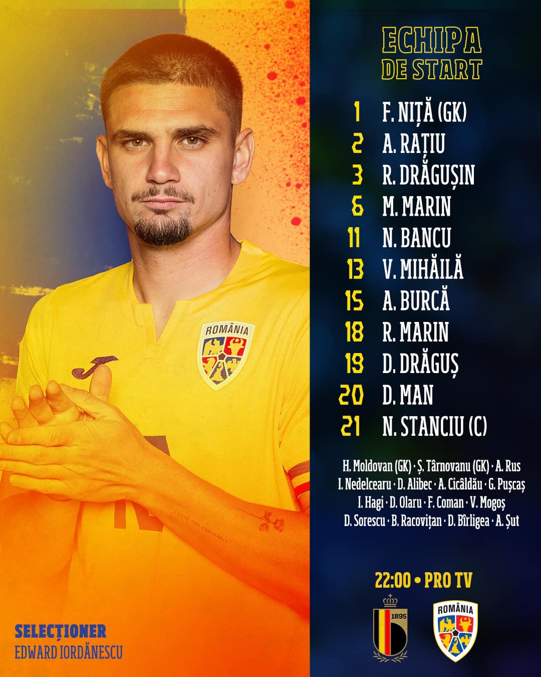 EURO 2024. Belgia-România: 2-0, scor final. Un gol al Belgiei este anulat