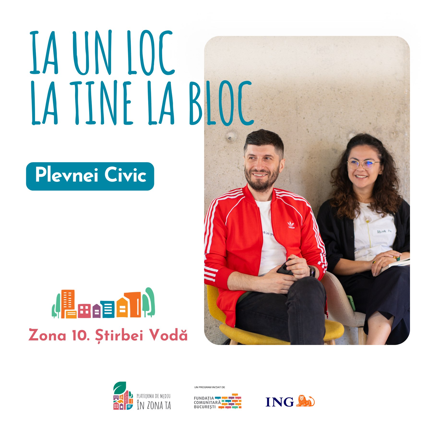 Misiunea Verde: „Ia un loc la tine la bloc”, proiectul prin care grupul Plevnei civic a obținut finanțare pentru amenajarea grădinii blocului : Europa FM