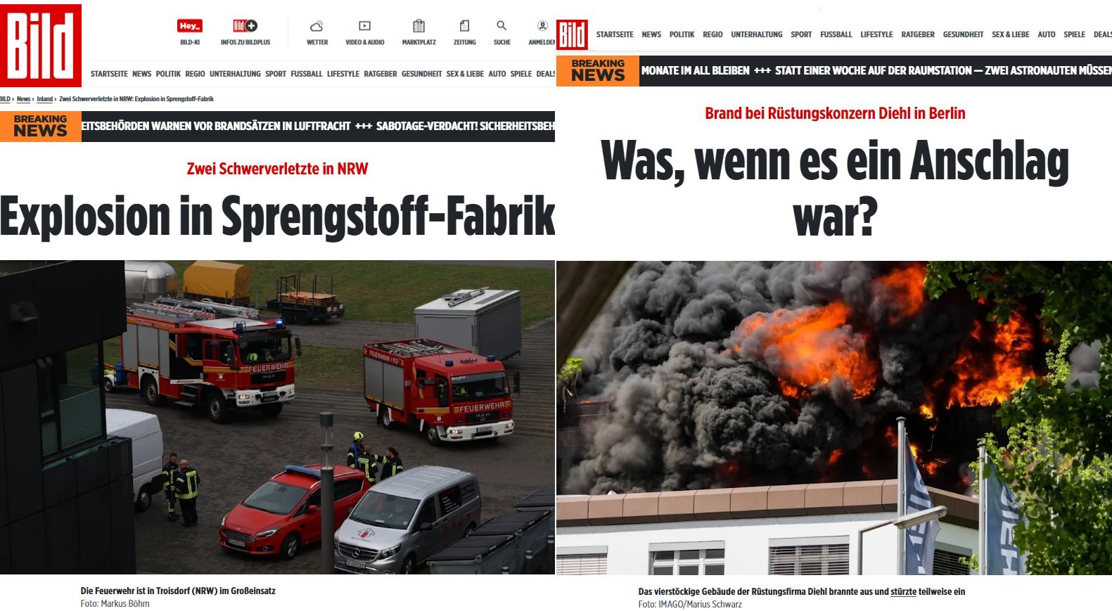 Ministrul eston al Apărării crede că Rusia se află în spatele exploziilor de la uzina militară din Diehl, Germania