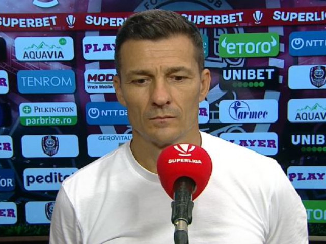 Costel Gâlcă a anunțat plecarea unui jucător de la Universitatea Craiova, după 5-1 cu Gloria Buzău