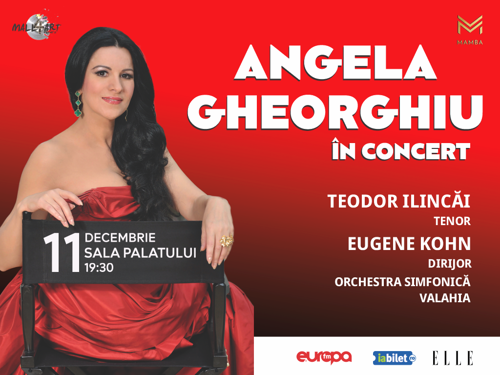 Angela Gheorghiu a sosit în România pentru un concert extraordinar la București : Europa FM