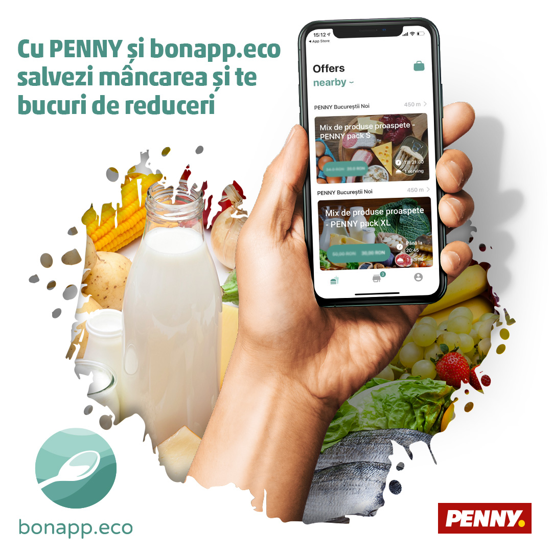 Cum să eviți risipa alimentară și să ai avantaje la cumpărături? Folosește aplicația Bonapp pentru cumpărături la PENNY! (P) : Europa FM