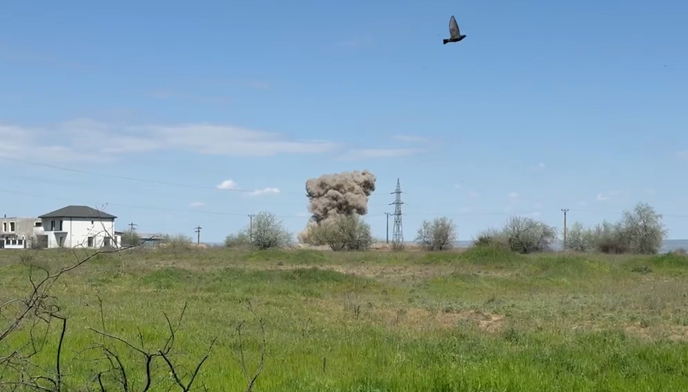 Drona căzută la periferia orașului Galați a fost detonată