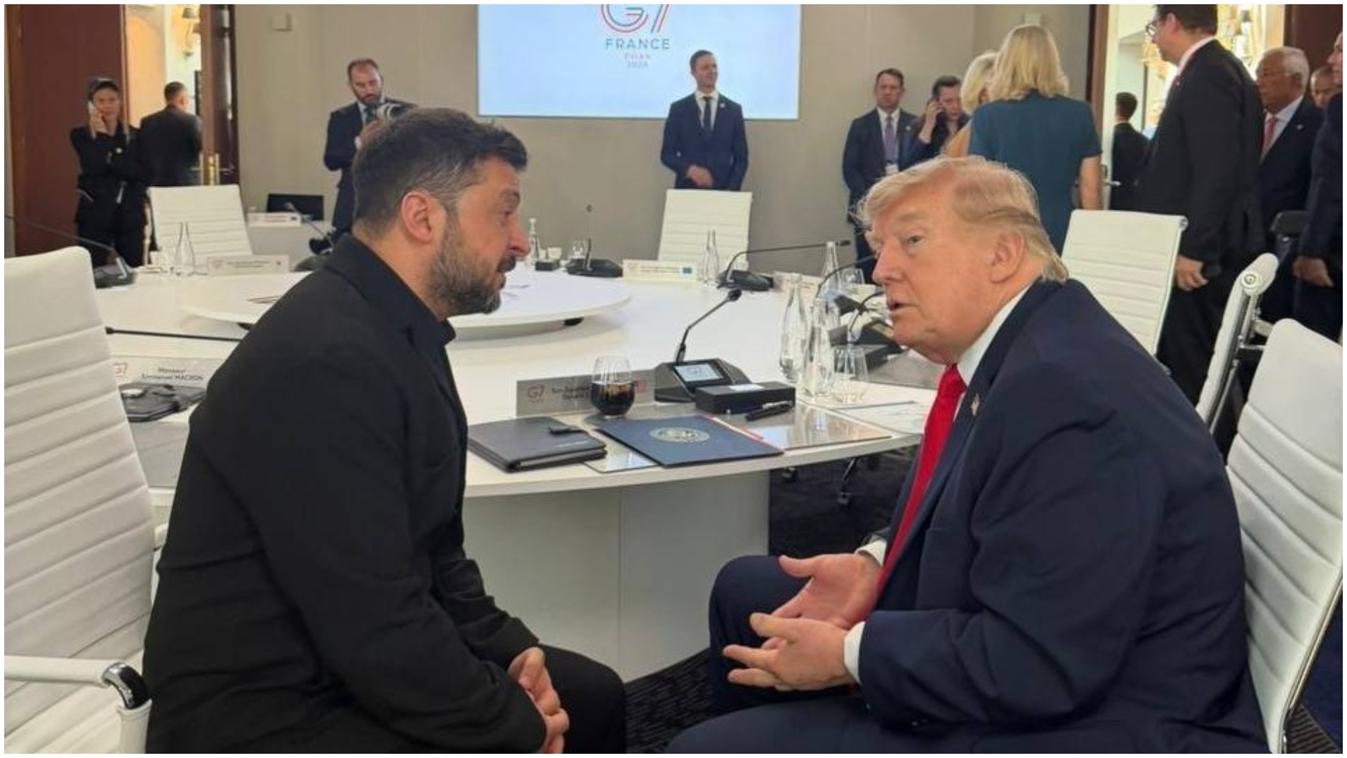 Trump spune că Rusia ar trebui să încheie un acord cu Ucraina după întâlnirea cu Zelenski la G7