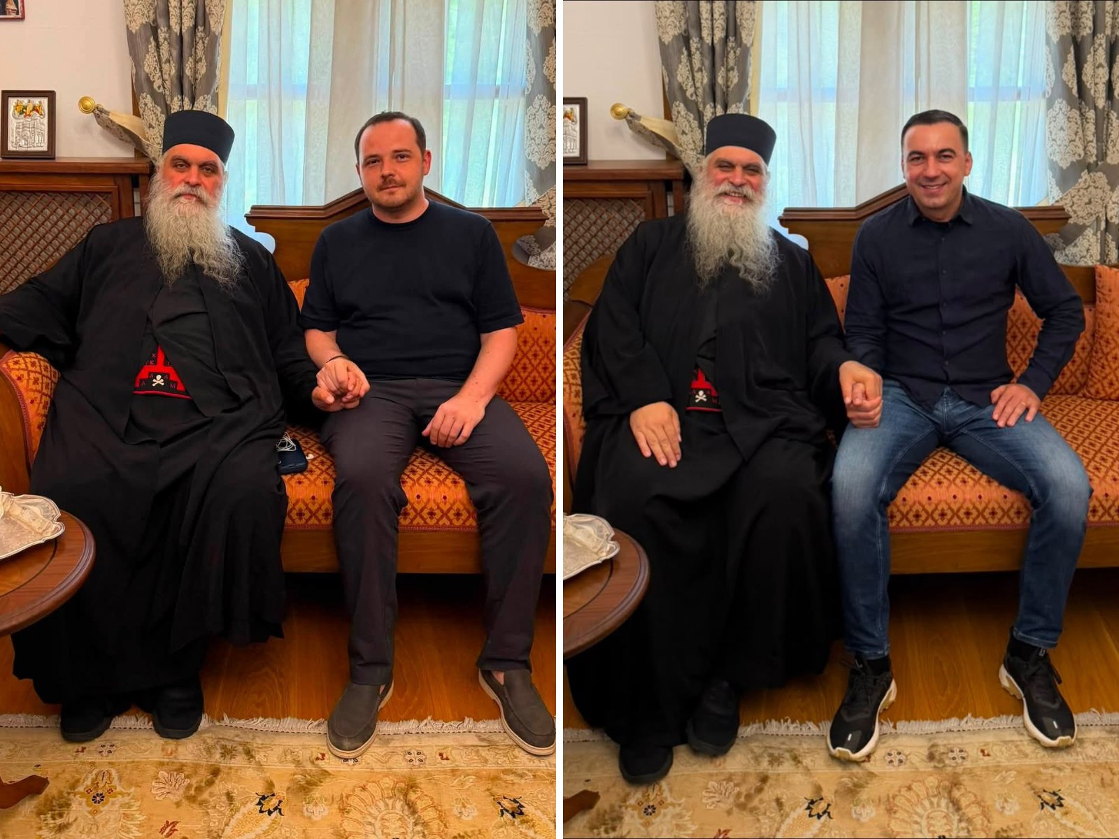Alexandru Rogobete și Bogdan Ivan, în pelerinaj la Muntele Athos. „România este foarte apreciată în Sfântul Munte”