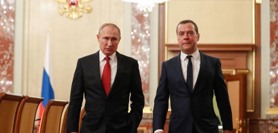 „Rusia va recupera teritorii”. Cu o lună înainte de alegerile parlamentare, Putin şi Medvedev promit victoria asupra Ucrainei