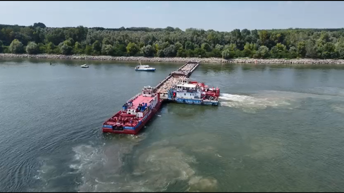 Al doilea baraj de pe Brațul Bala a fost scufundat. Debitul Dunării rămâne la 1.400 mc/s – Aleph News