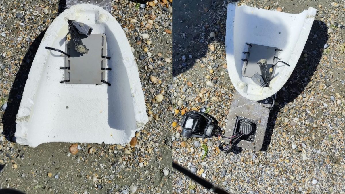Un fragment de la o dronă a ajuns în stațiunea Olimp