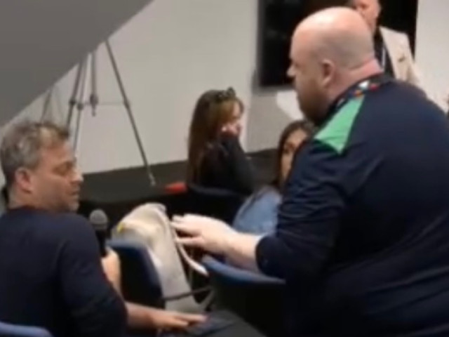Scandal de proporții în Liga Națiunilor: „Nu pune mâna pe mine!”. Conferința de presă, încheiată